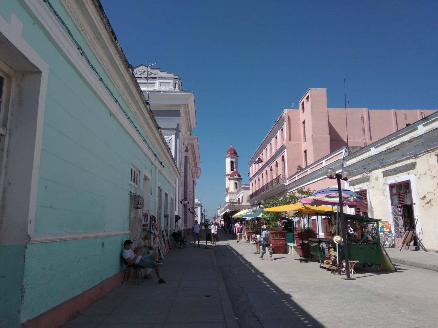 Calles del Casco Históico de Cienfuegos