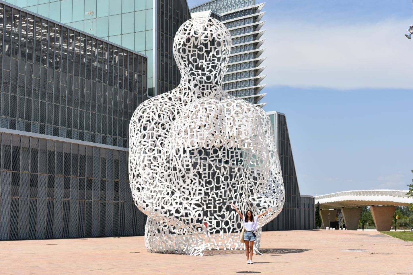 Hombre sentado Expo- La cadena viajera