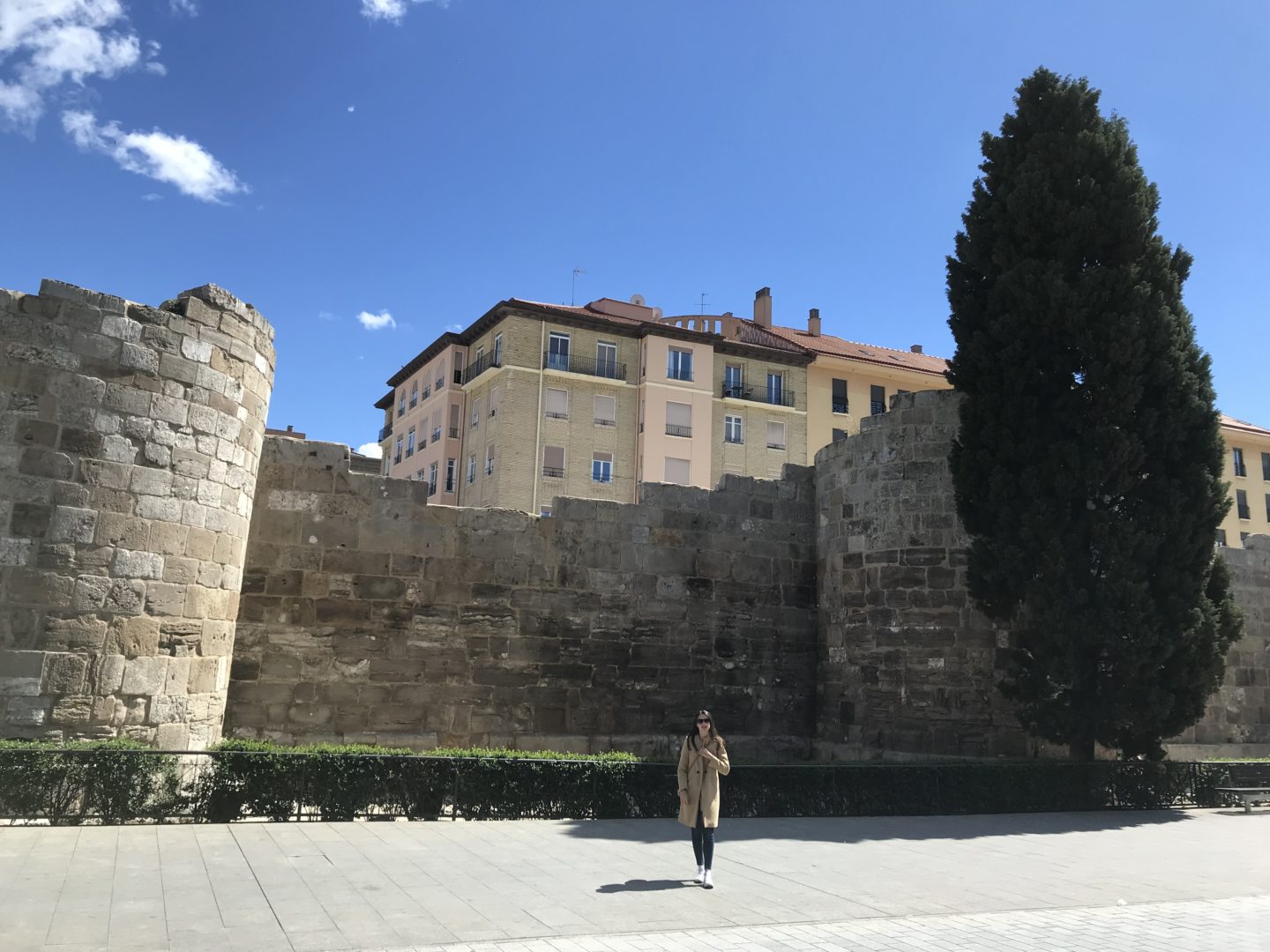 muralla romana Zaragoza -la cadena viajera