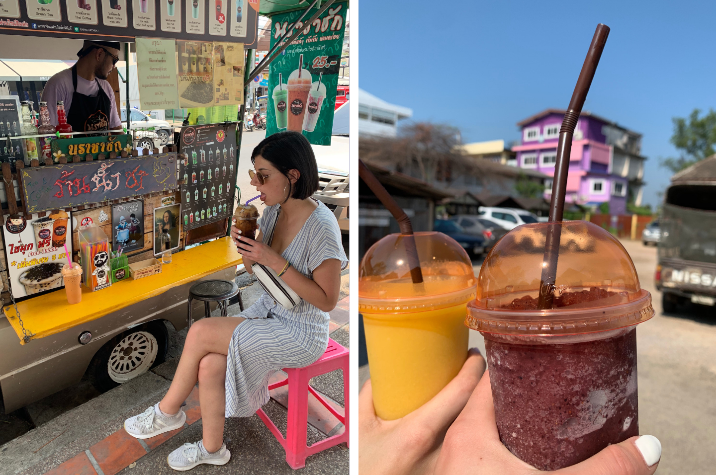 batidos de frutas en tailandia - la cadena viajera