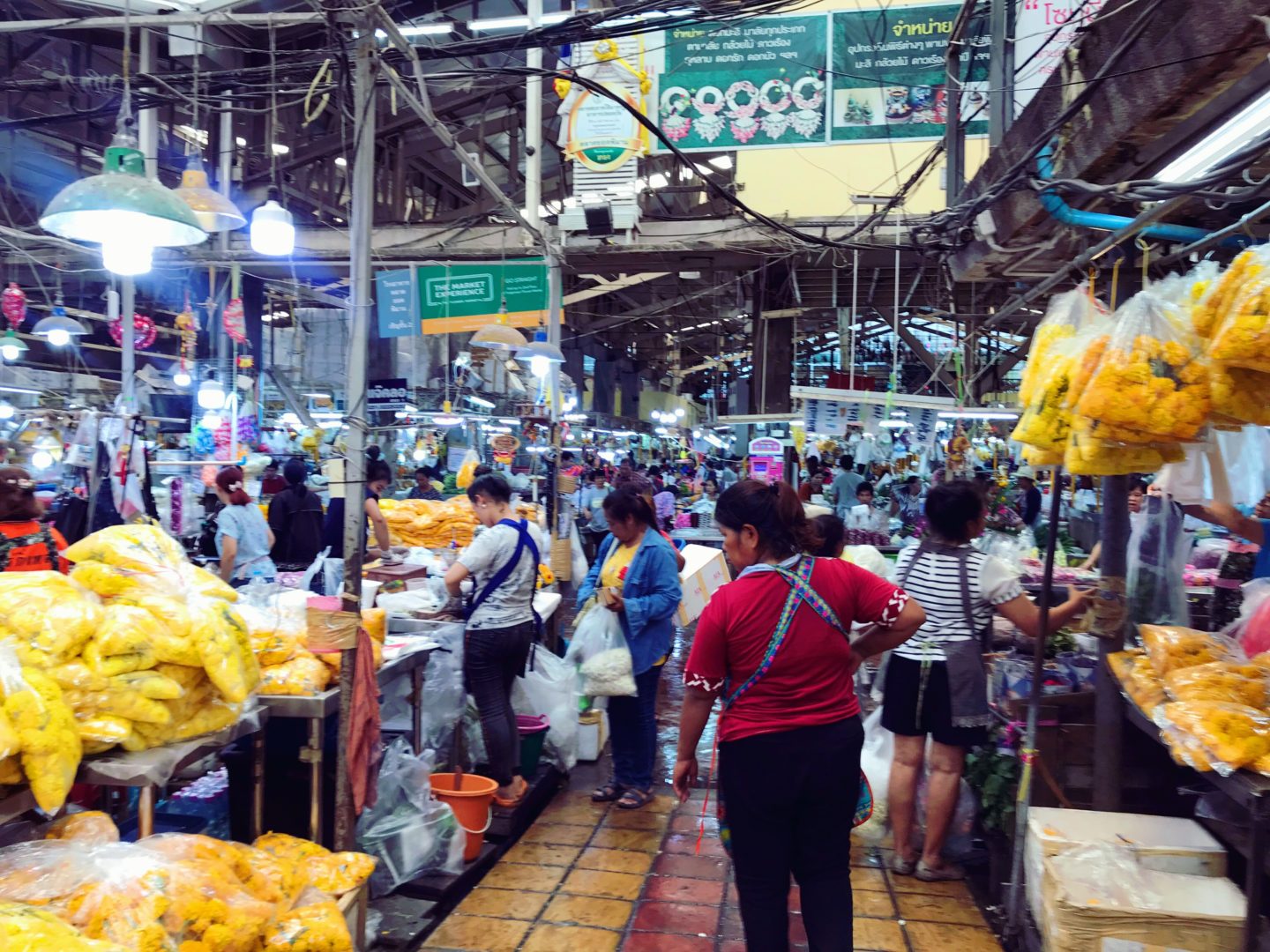 mercado de las flores bangkok- la cadena viajera