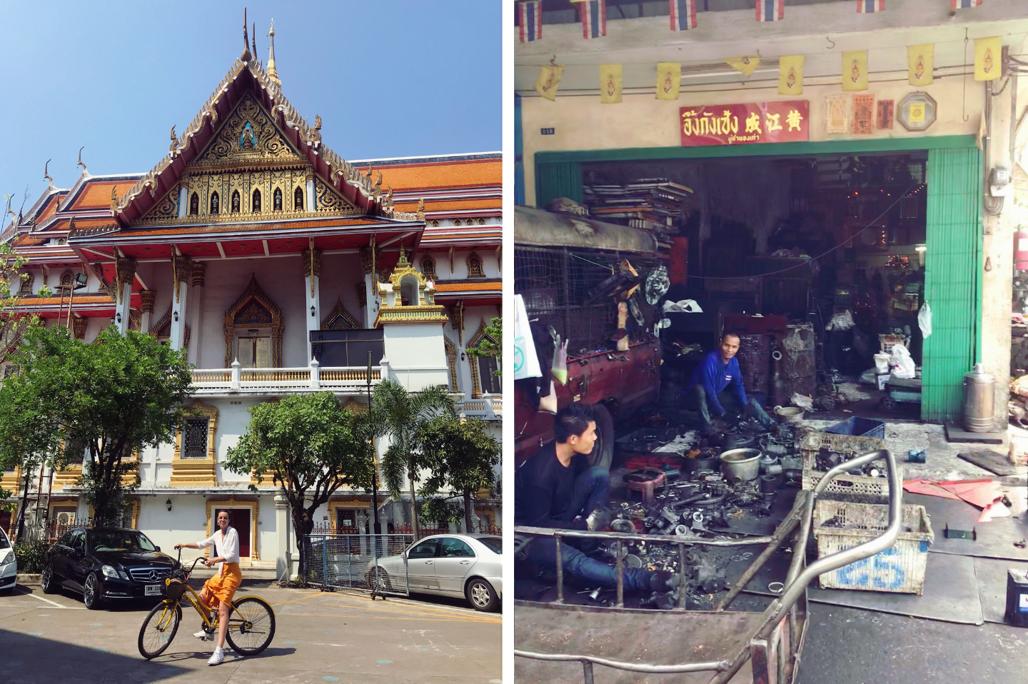 tour bicicletas en bangkok - la cadena viajera